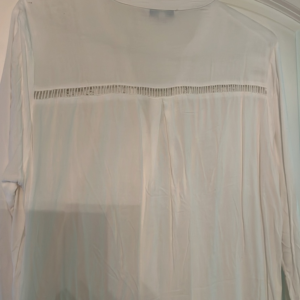 White cotton Swimsuit cover up.. - Picture 4 of 7
